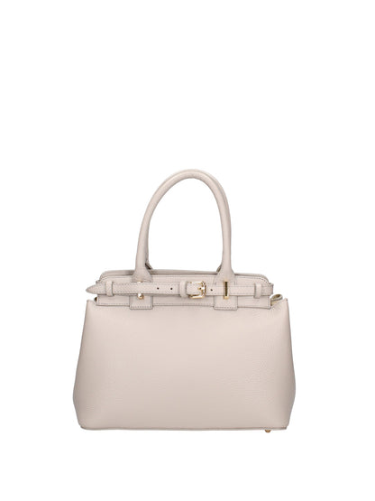 Borsa a mano da donna In Vera pelle | Viola Castellani | VC220714623FBG-D86_GRIGIO_PERLA