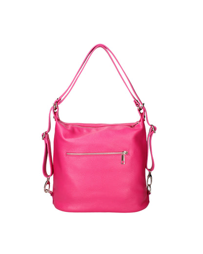 Bianca Borsa a spalla convertibile in zaino da donna In Vera pelle