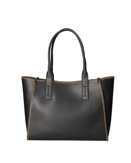 Borsa a spalla da donna 100% recycled leather