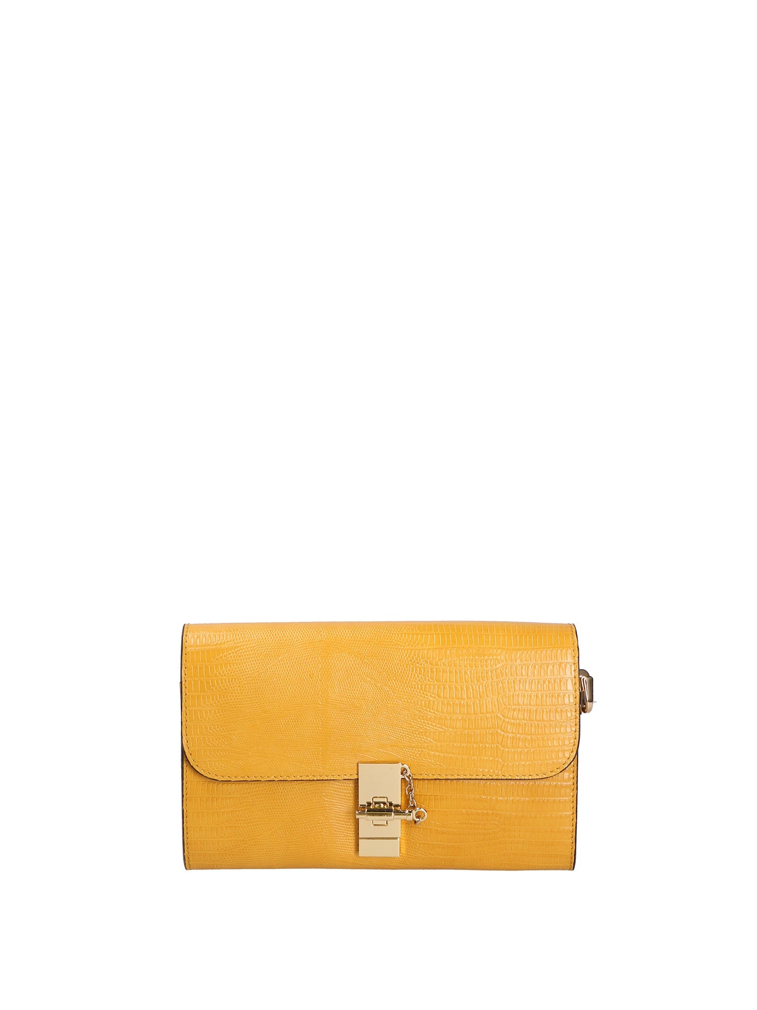 Borsa a tracolla da donna In Vera pelle | Viola Castellani | VC220073423FBG-LU36_SENAPE