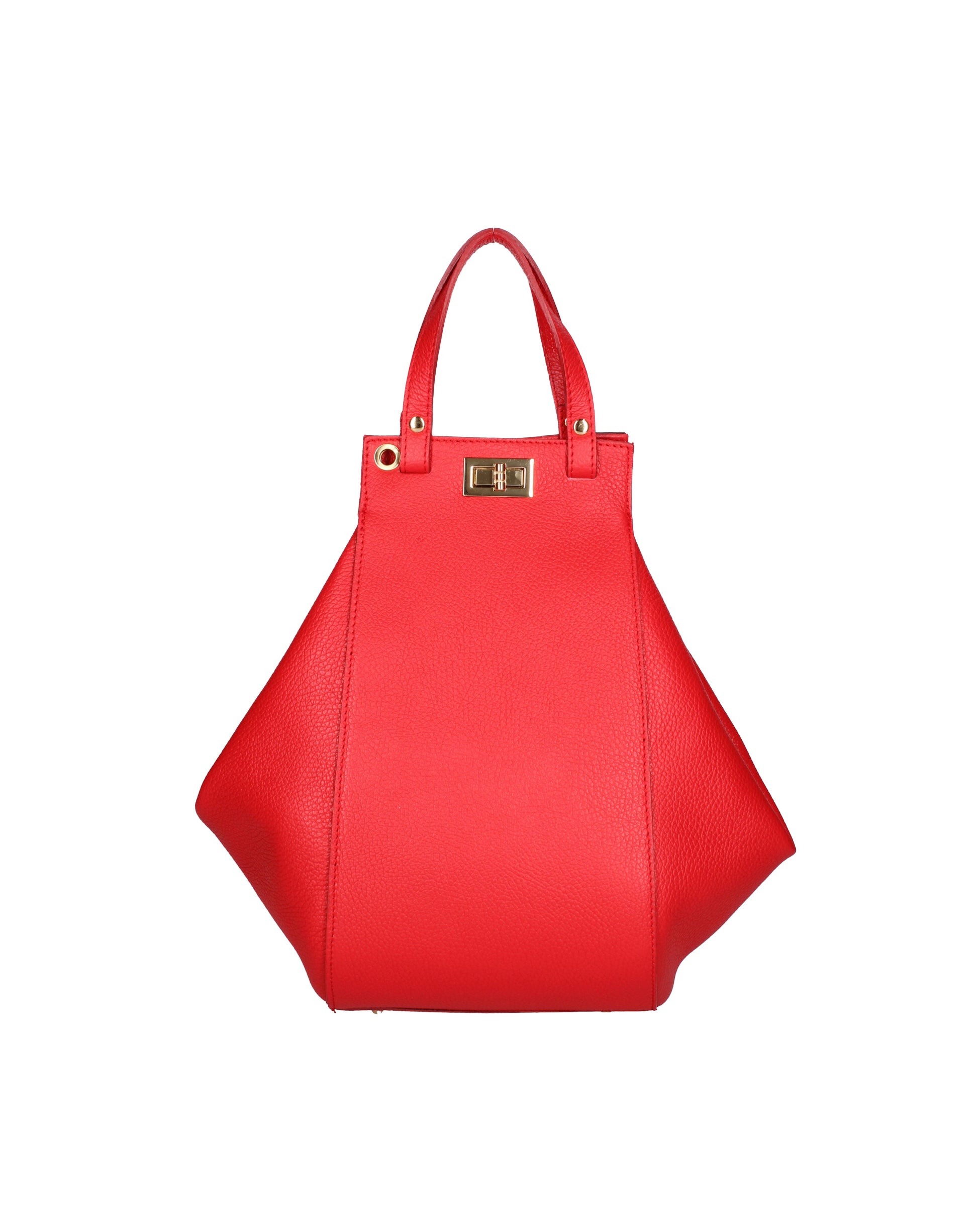 Borsa a mano da donna In Vera pelle | Viola Castellani | VC220716223FBG-D58_ROSSO_FUOCO