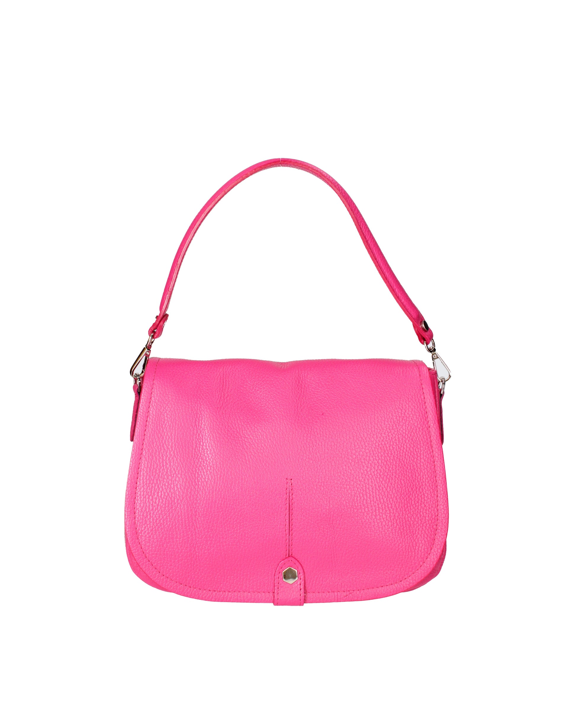 Borsa a spalla da donna In Vera pelle | Viola Castellani | VC220713923FBG-D02_FUXIA