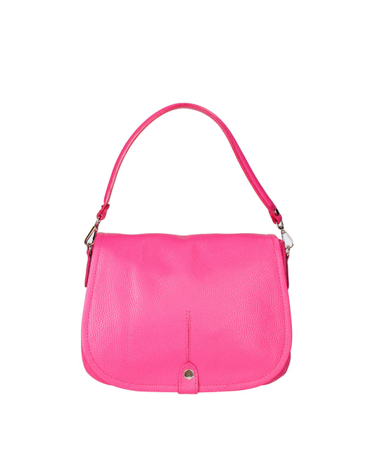 Borsa a spalla da donna In Vera pelle | Viola Castellani | VC220713923FBG-D02_FUXIA