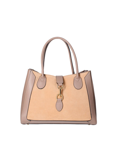 Borsa a mano da donna In Vera pelle | Viola Castellani | VC220715023FBG-L110_TAUPE