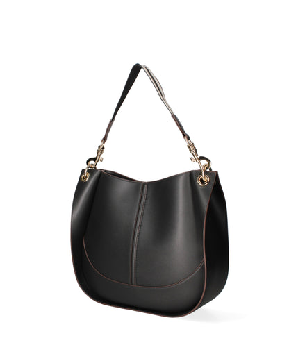 Borsa a spalla da donna 100% recycled leather