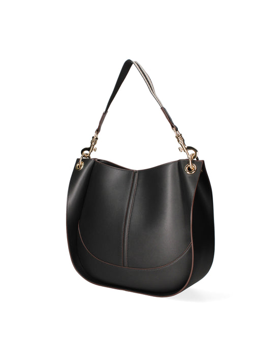 Borsa a spalla da donna 100% recycled leather