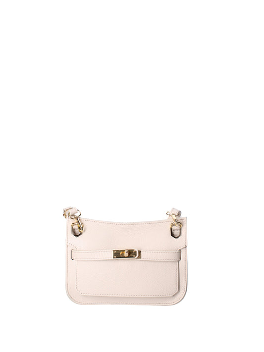 Borsa a tracolla da donna In Vera pelle | Viola Castellani | VC220714523FBG-D37_LATTE