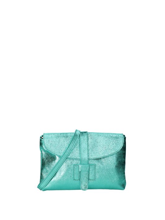 Pochette da donna In Vera pelle | Viola Castellani | VC220716323FBG-L037_TURCHESE
