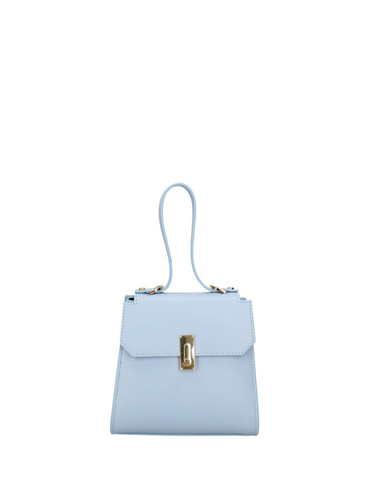 Borsa a mano da donna In Vera pelle | Viola Castellani | VC220720423FBG-L366_CIELO