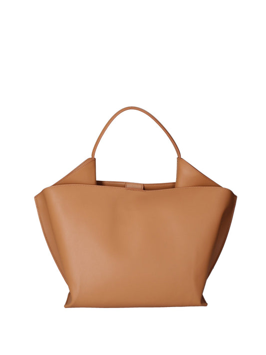 Borsa a mano da donna 100% recycled leather | Viola Castellani | VC220722623FBG-Cuoio