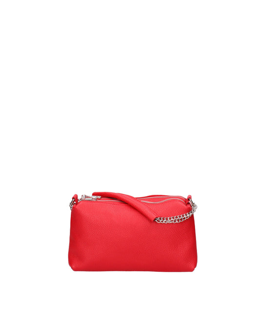 Borsa a spalla da donna In Vera pelle | Viola Castellani | VC220714123FBG-D58_ROSSO_FUOCO