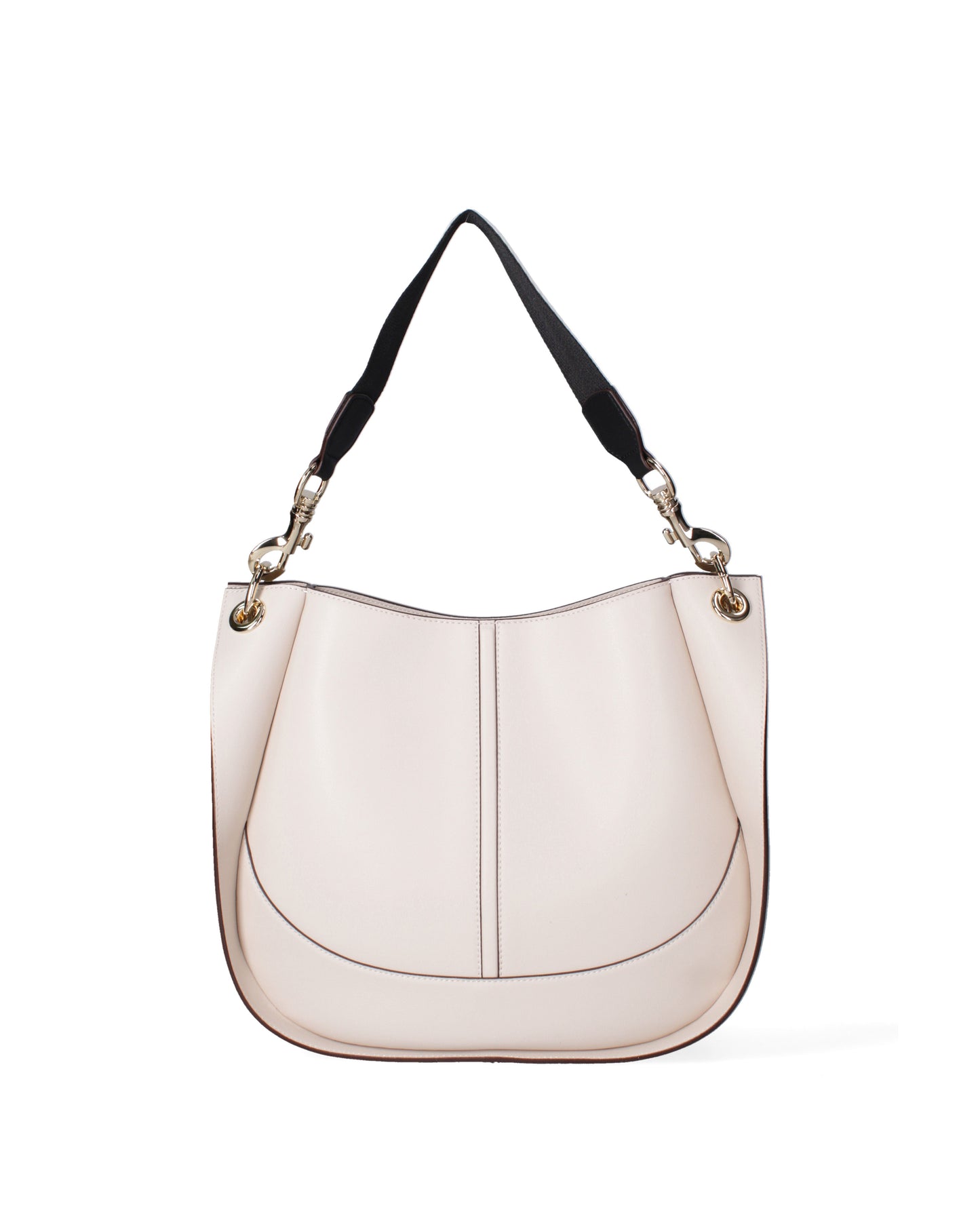 Borsa a spalla da donna 100% recycled leather | Viola Castellani | VC220722423FBG-Latte