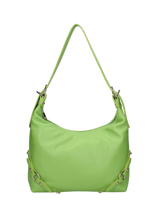Borsa a spalla da donna In Vera pelle | Viola Castellani | VC220714023FBG-D12_VERDE