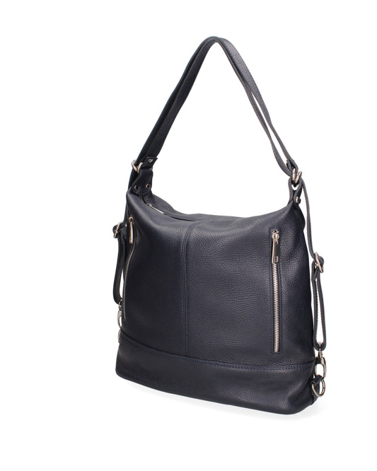 Anjelica Borsa a spalla convertibile in zaino da donna In Vera pelle