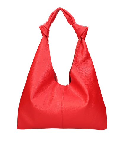 Borsa a spalla da donna In Vera pelle | Viola Castellani | VC220715623FBG-D58_ROSSO_FERRARI