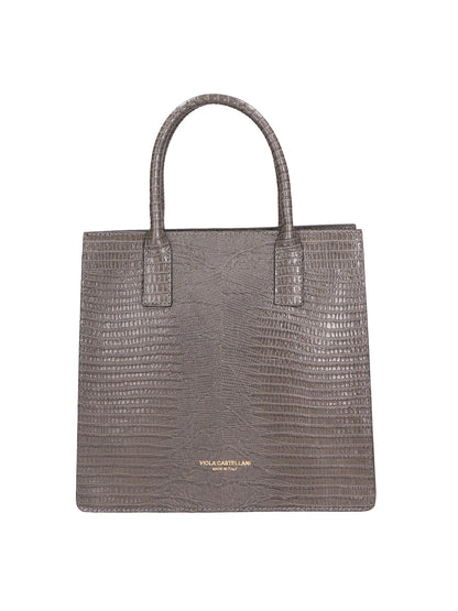 borsa a mano da Donna in Vera Pelle | viola castellani | GLX22468W23FBG-LU27_GRIGIO