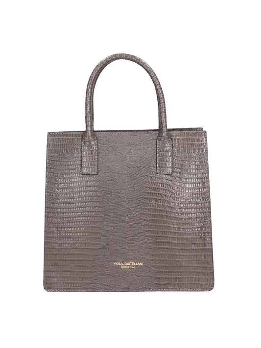 borsa a mano da Donna in Vera Pelle | viola castellani | GLX22468W23FBG-LU27_GRIGIO